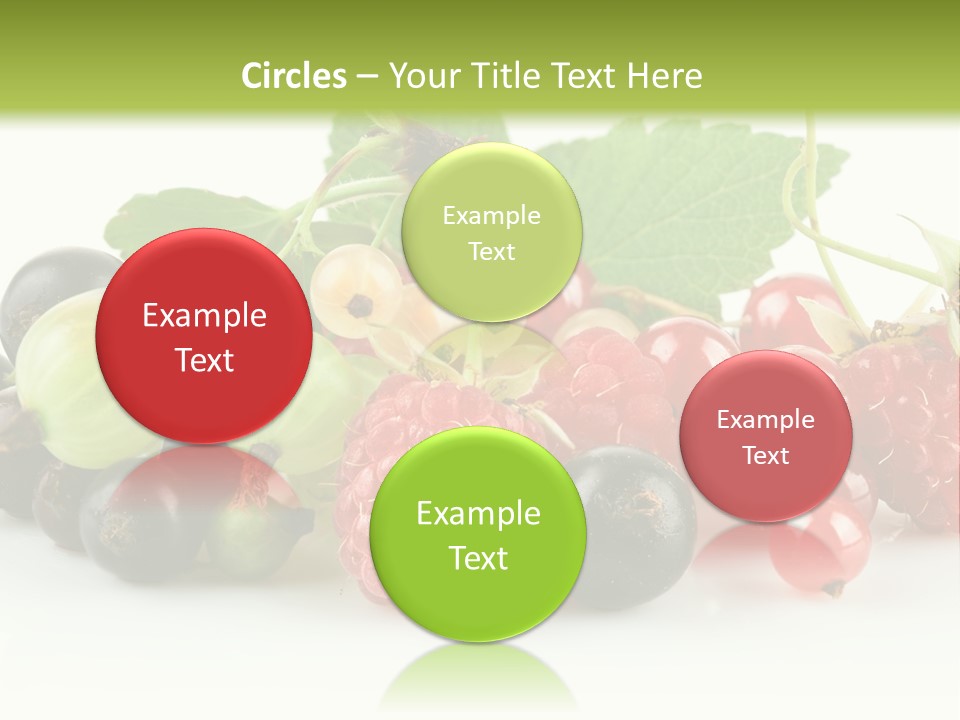 Berry Juicy Horizontal PowerPoint Template