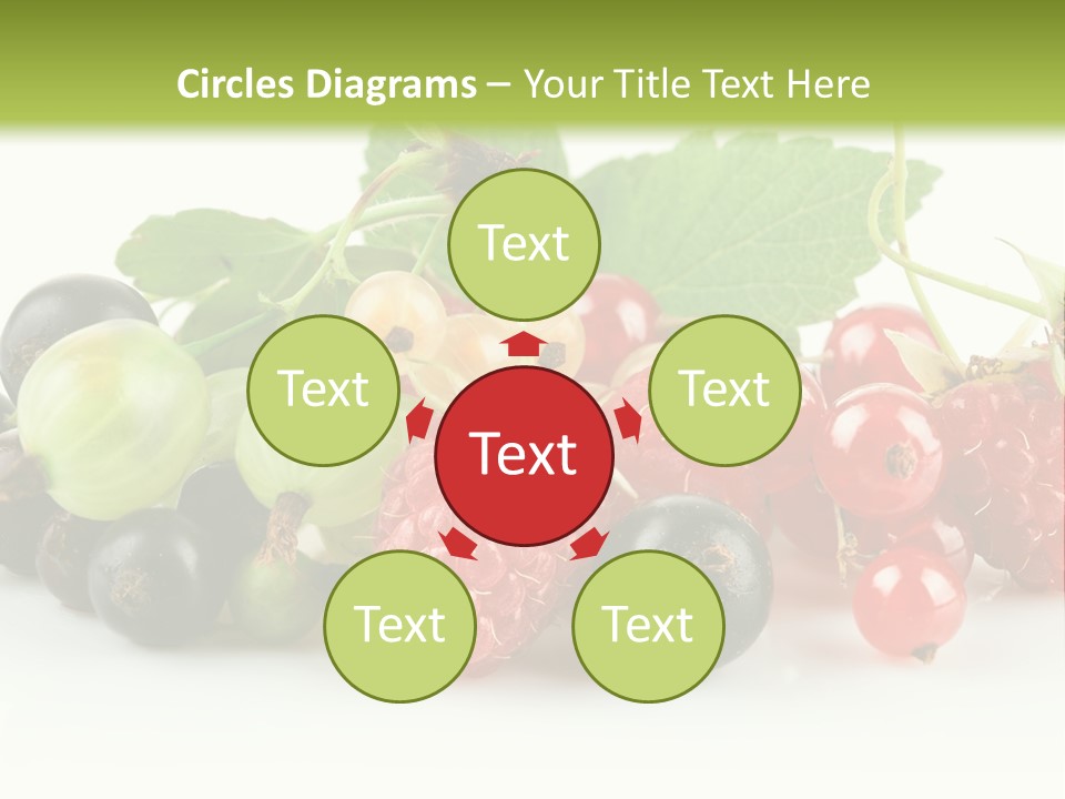 Berry Juicy Horizontal PowerPoint Template