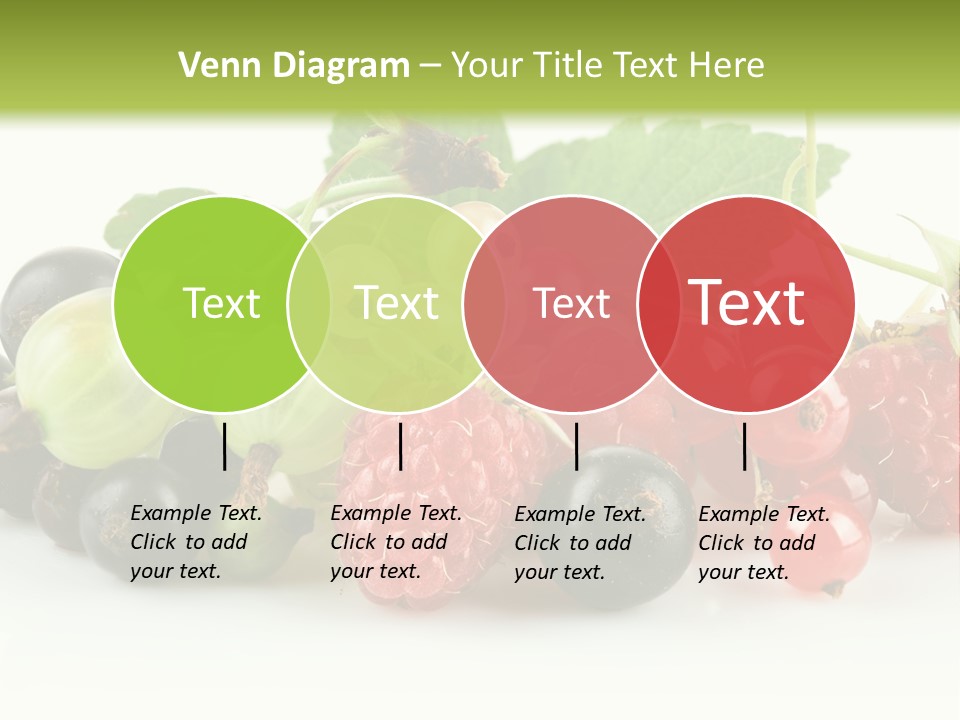 Berry Juicy Horizontal PowerPoint Template
