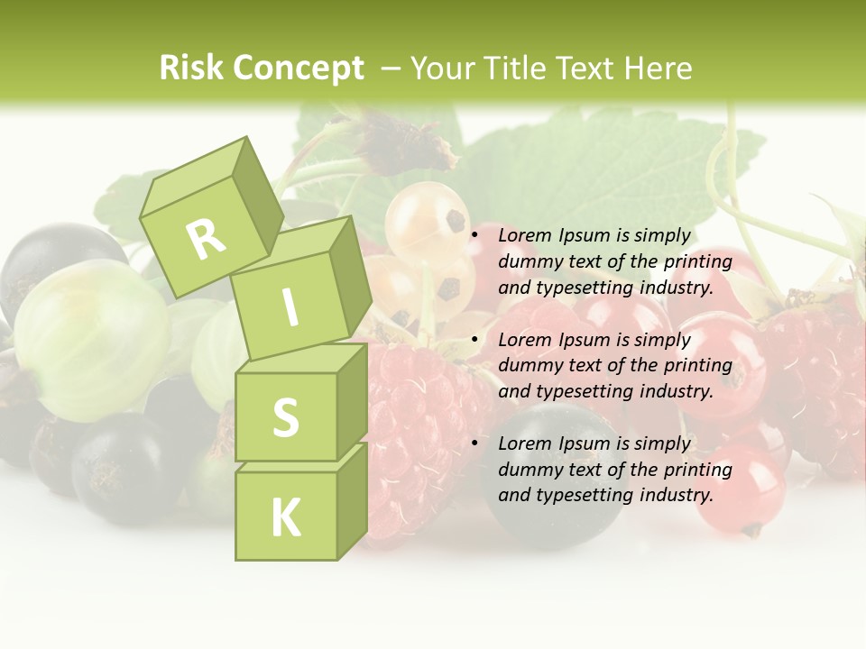 Berry Juicy Horizontal PowerPoint Template