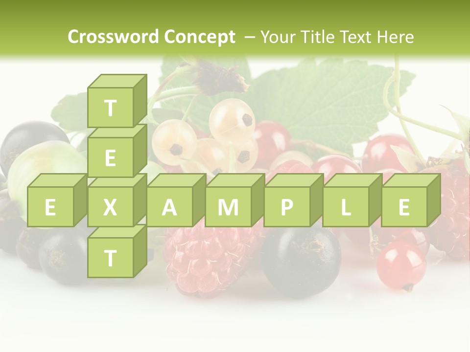 Berry Juicy Horizontal PowerPoint Template