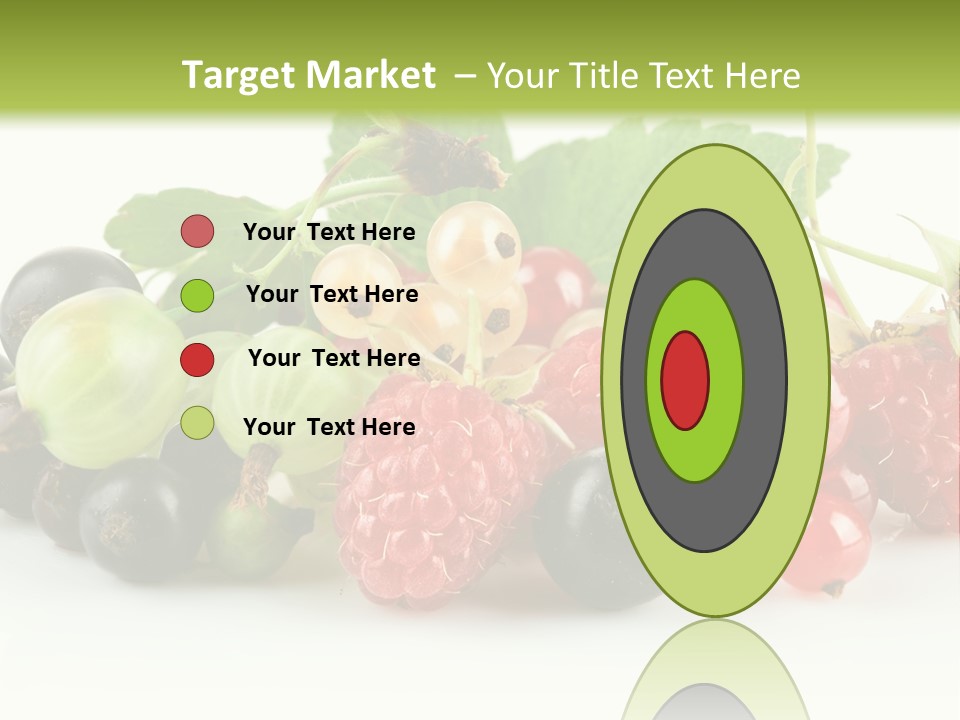 Berry Juicy Horizontal PowerPoint Template