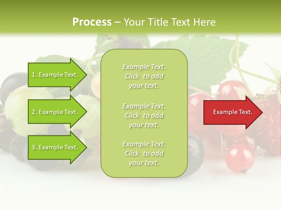 Berry Juicy Horizontal PowerPoint Template