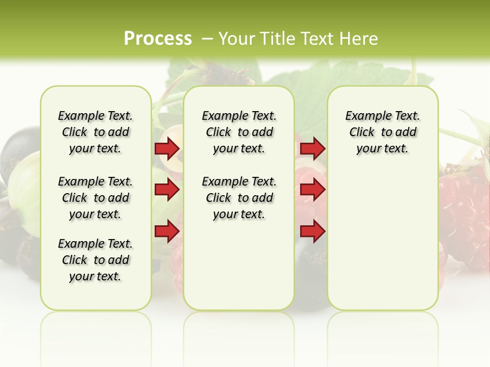 Berry Juicy Horizontal PowerPoint Template