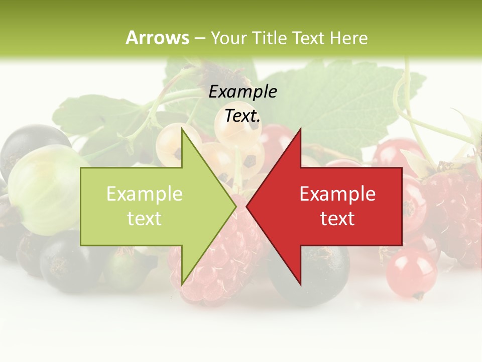 Berry Juicy Horizontal PowerPoint Template