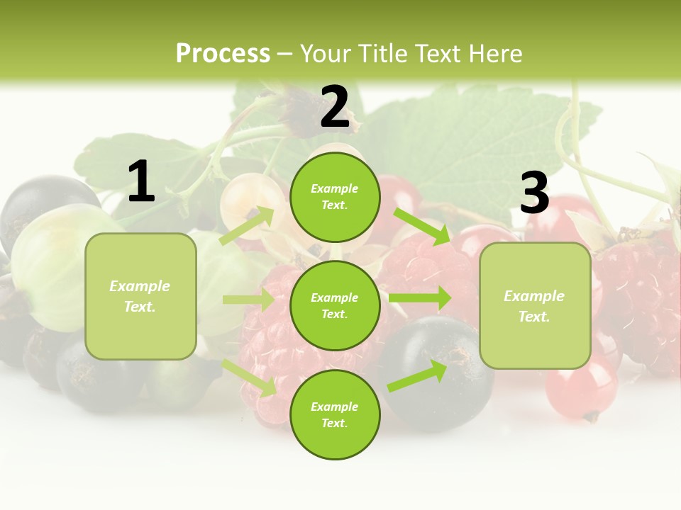 Berry Juicy Horizontal PowerPoint Template