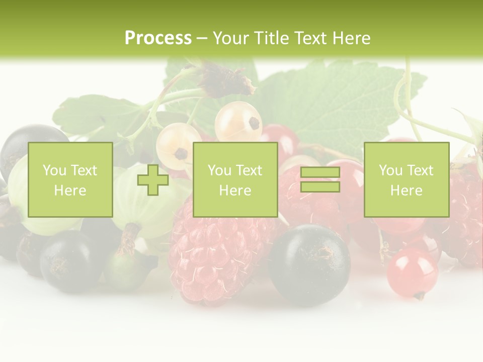 Berry Juicy Horizontal PowerPoint Template