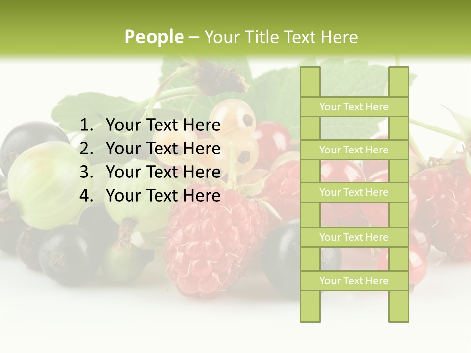 Berry Juicy Horizontal PowerPoint Template