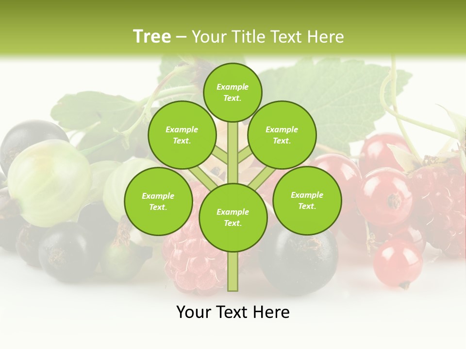 Berry Juicy Horizontal PowerPoint Template