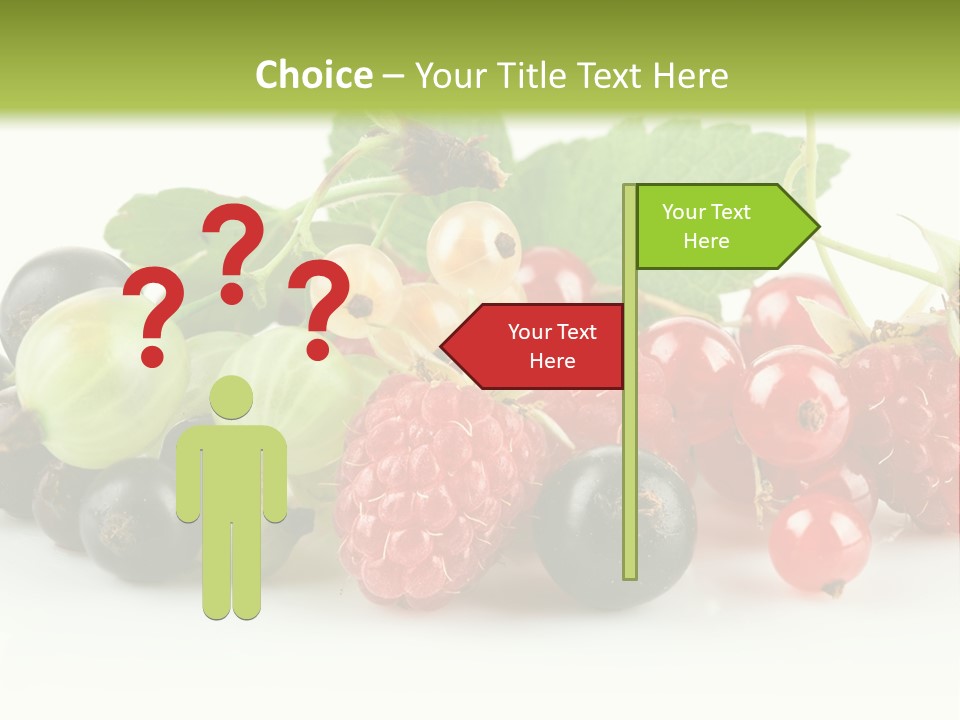 Berry Juicy Horizontal PowerPoint Template