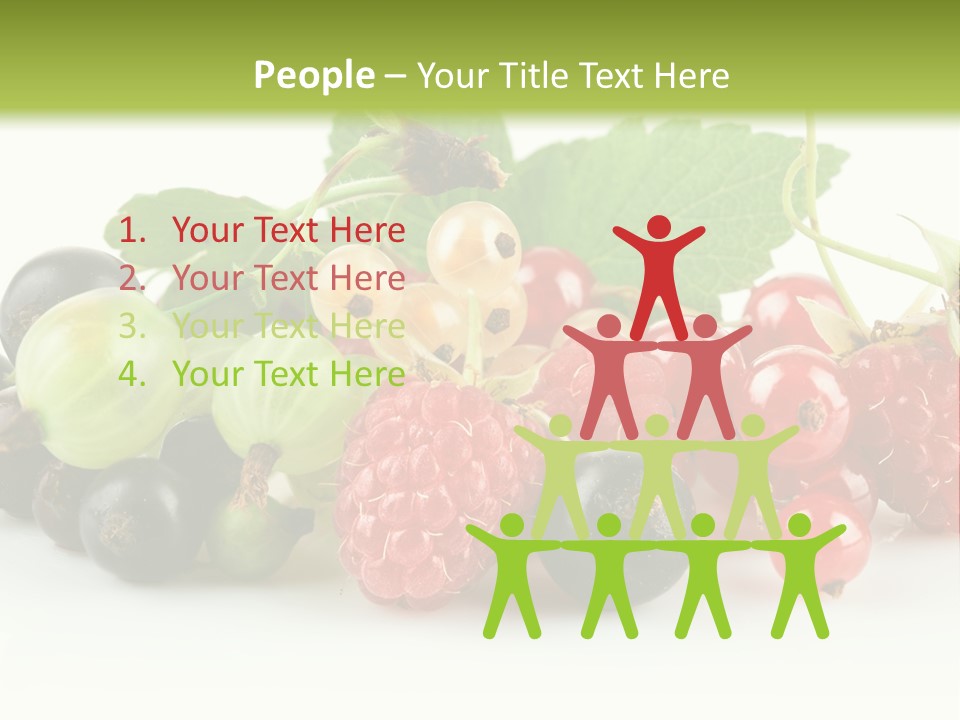 Berry Juicy Horizontal PowerPoint Template