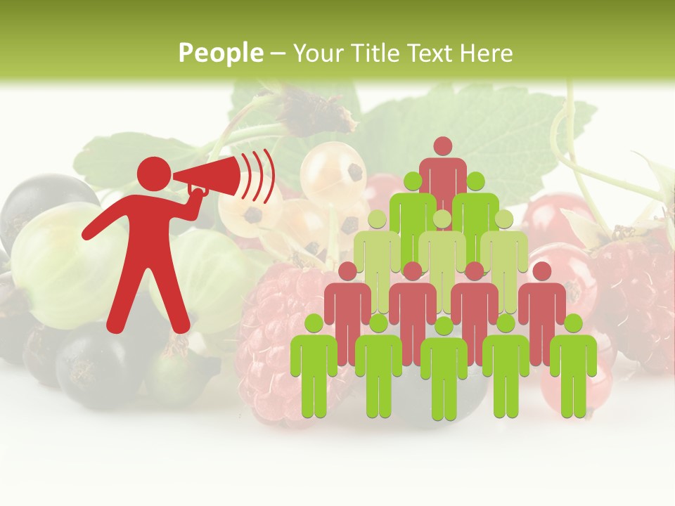 Berry Juicy Horizontal PowerPoint Template