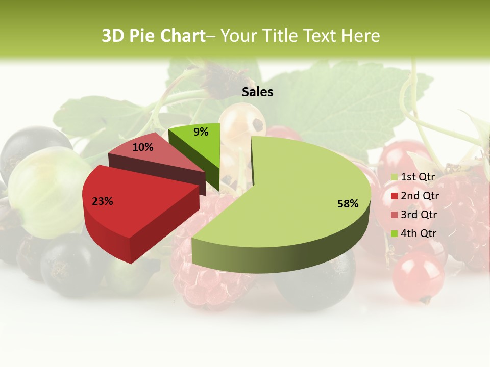 Berry Juicy Horizontal PowerPoint Template