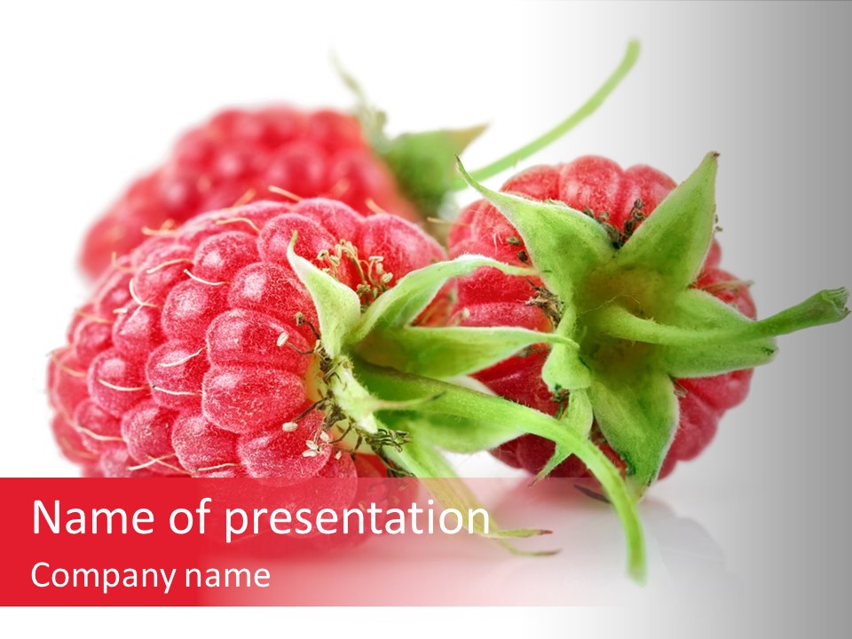 Three Plant Natural PowerPoint Template