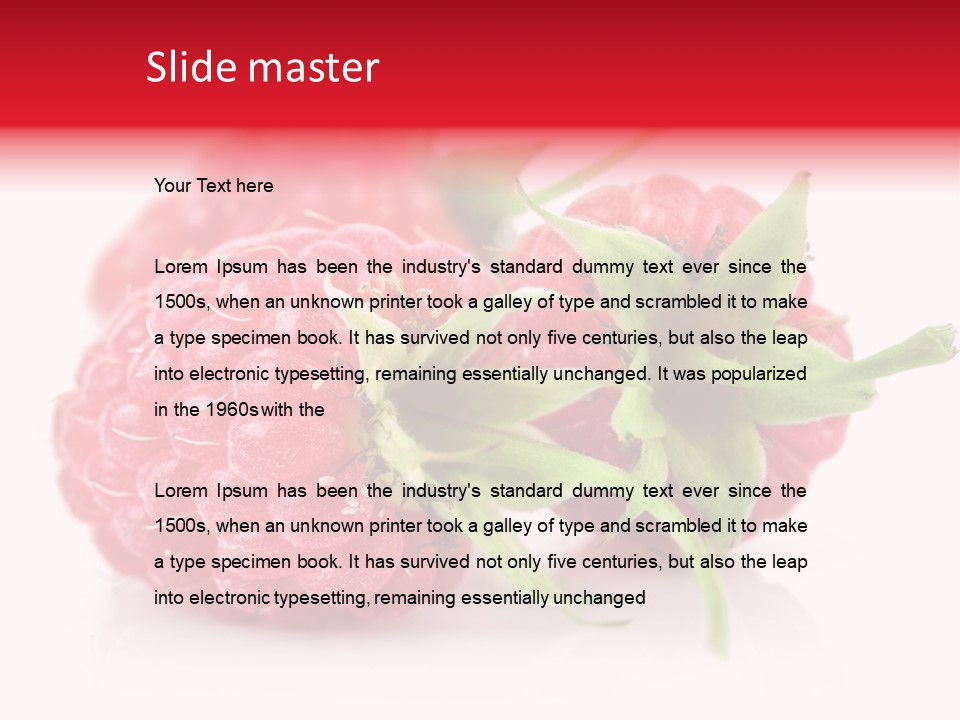 Three Plant Natural PowerPoint Template