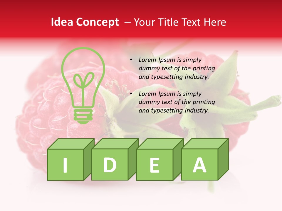 Three Plant Natural PowerPoint Template