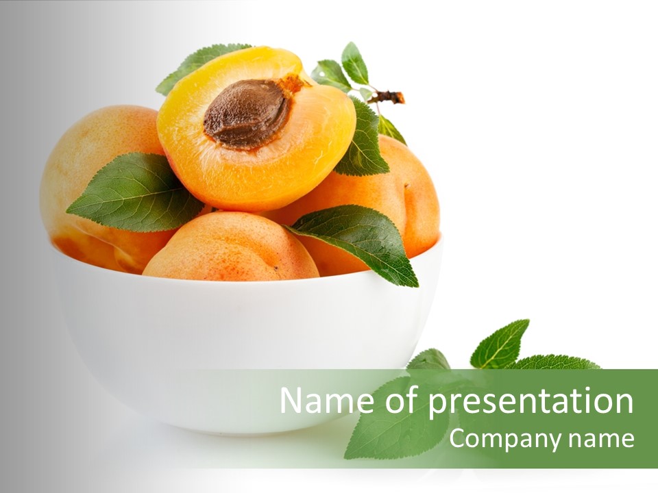 Fragment Diet Fruit PowerPoint Template