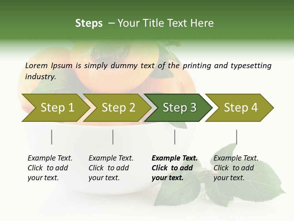 Fragment Diet Fruit PowerPoint Template