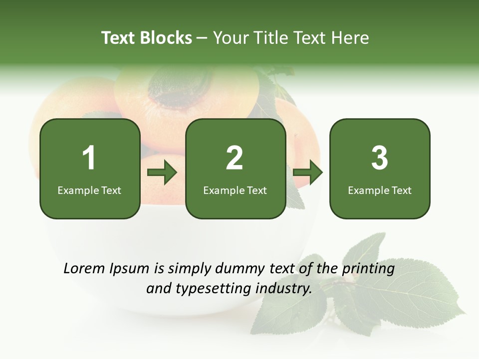 Fragment Diet Fruit PowerPoint Template
