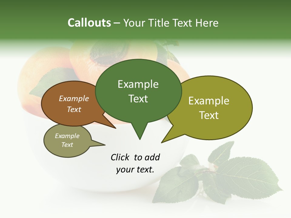 Fragment Diet Fruit PowerPoint Template