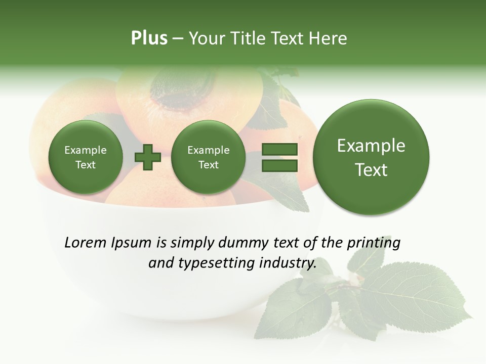 Fragment Diet Fruit PowerPoint Template