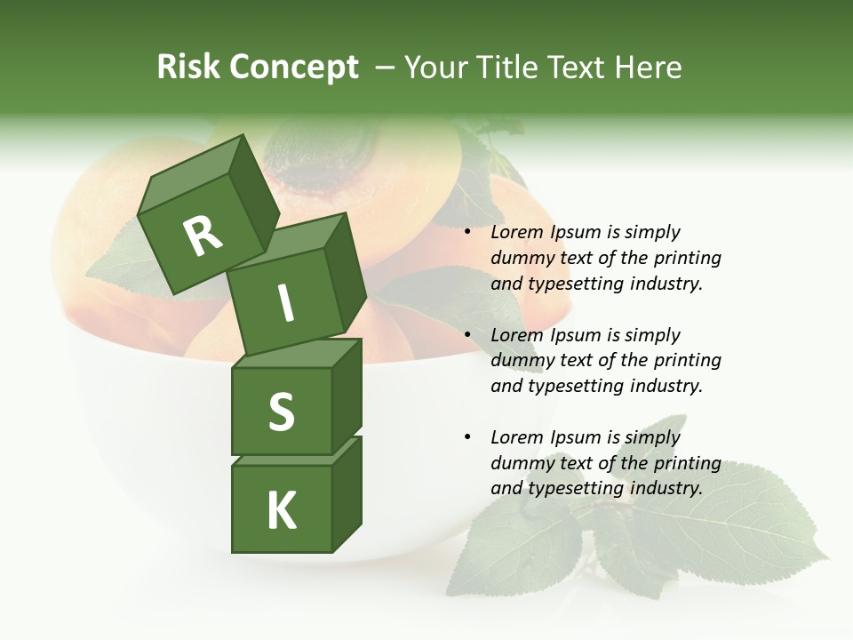 Fragment Diet Fruit PowerPoint Template