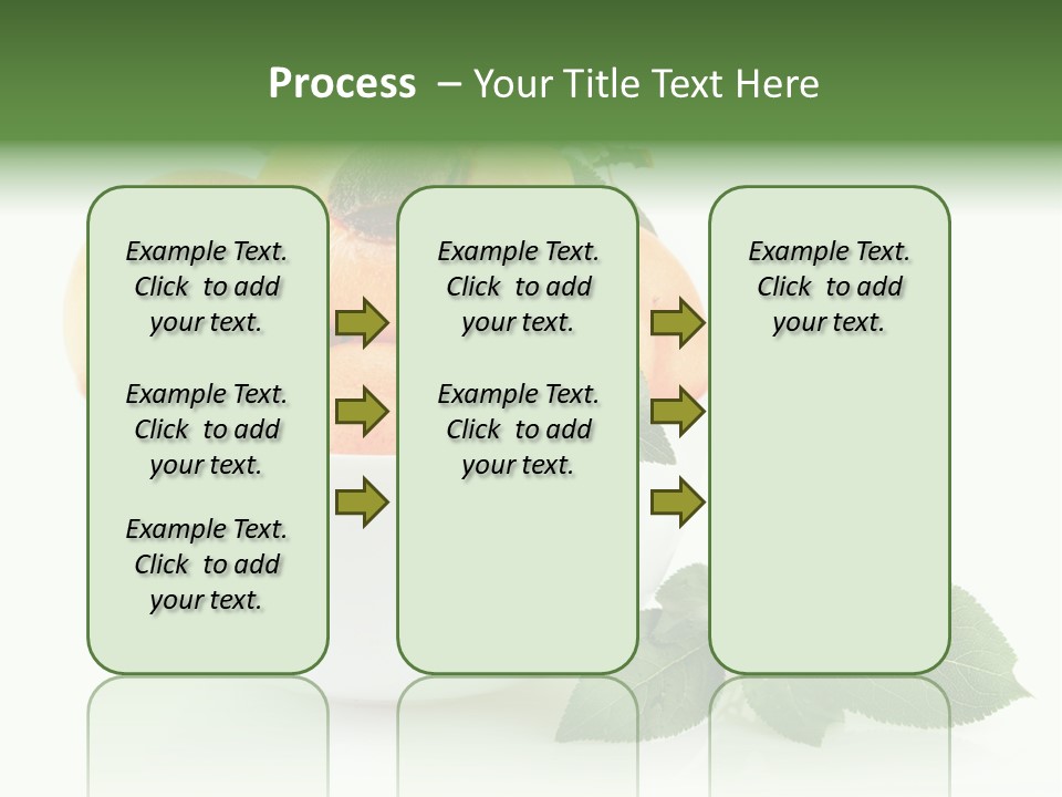 Fragment Diet Fruit PowerPoint Template