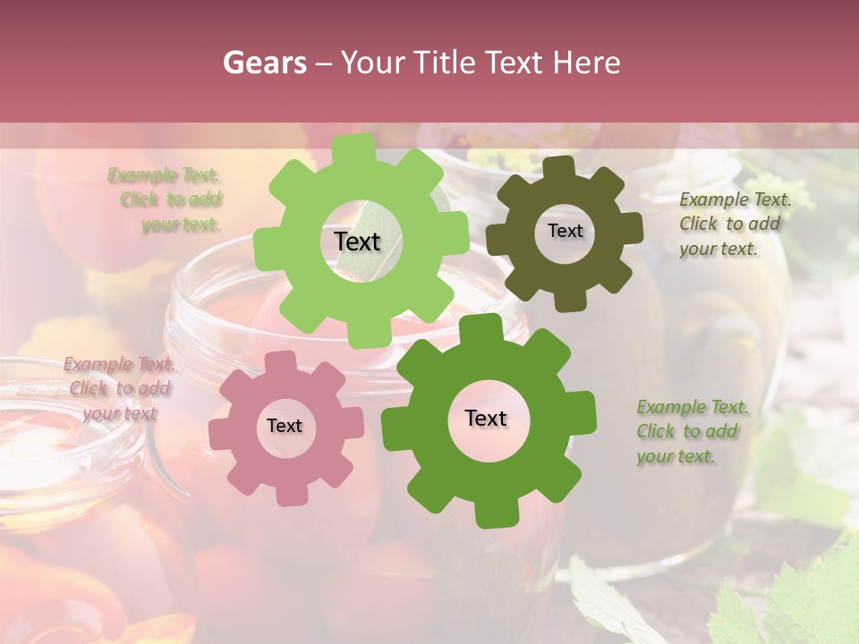 Traditional Healthy Food PowerPoint Template