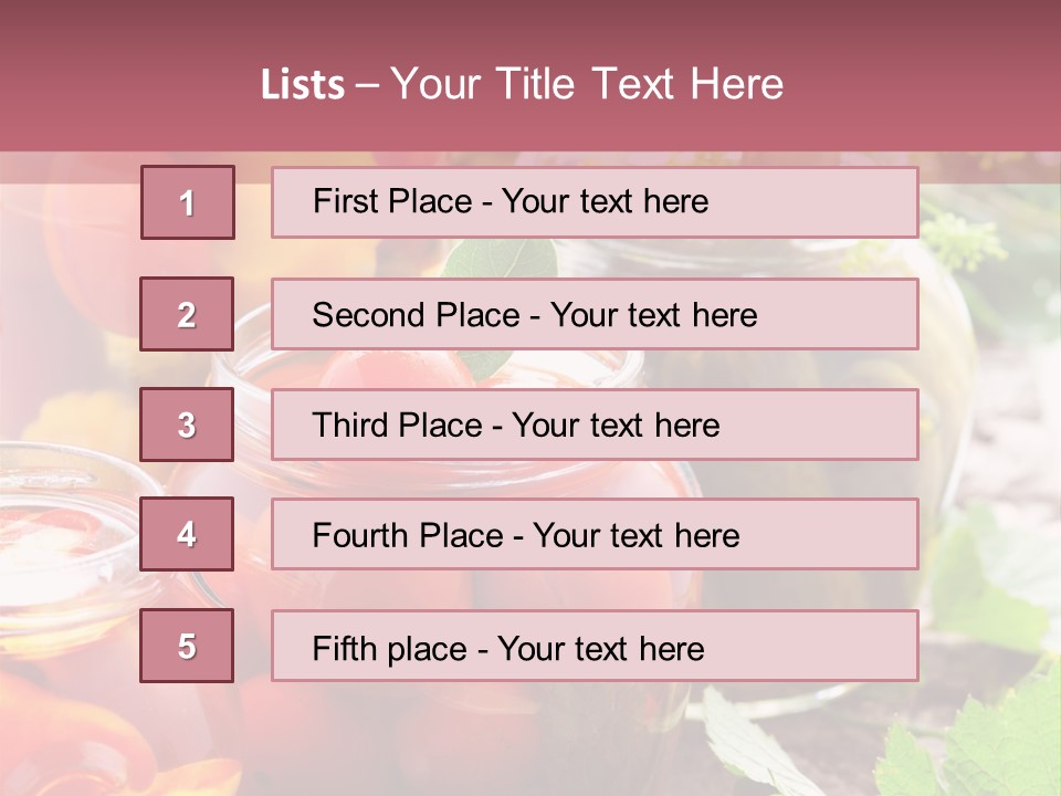 Traditional Healthy Food PowerPoint Template