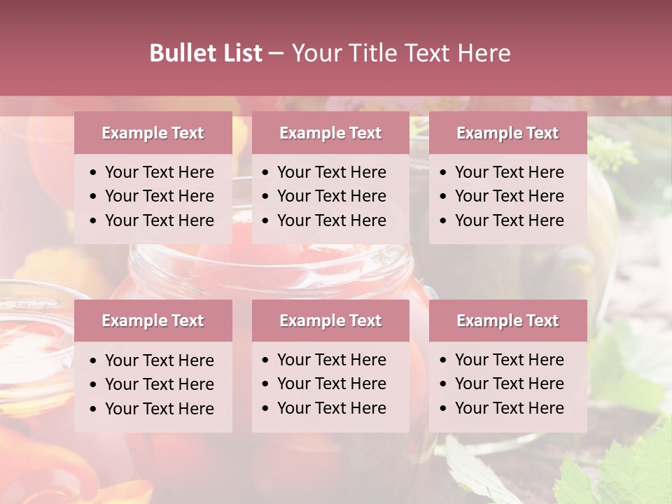 Traditional Healthy Food PowerPoint Template