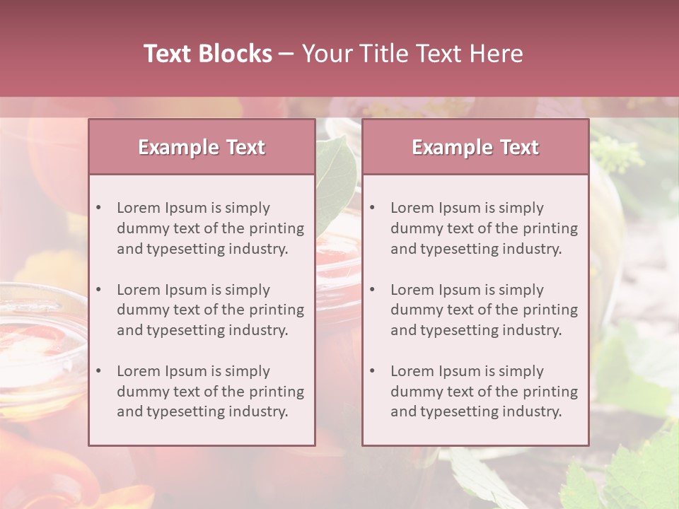 Traditional Healthy Food PowerPoint Template