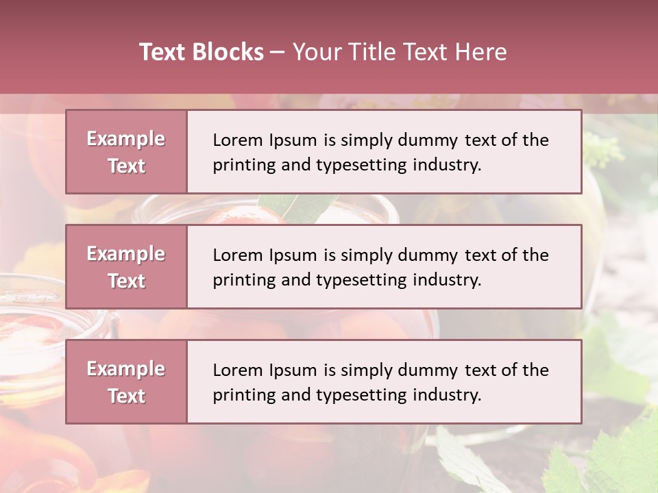 Traditional Healthy Food PowerPoint Template
