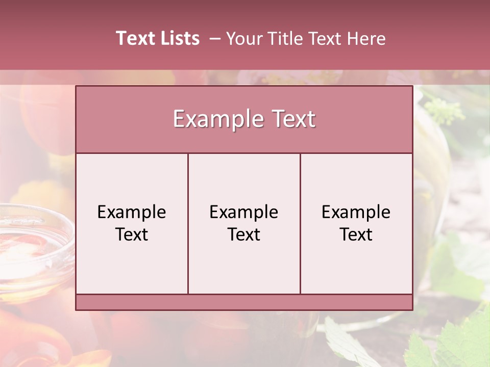 Traditional Healthy Food PowerPoint Template