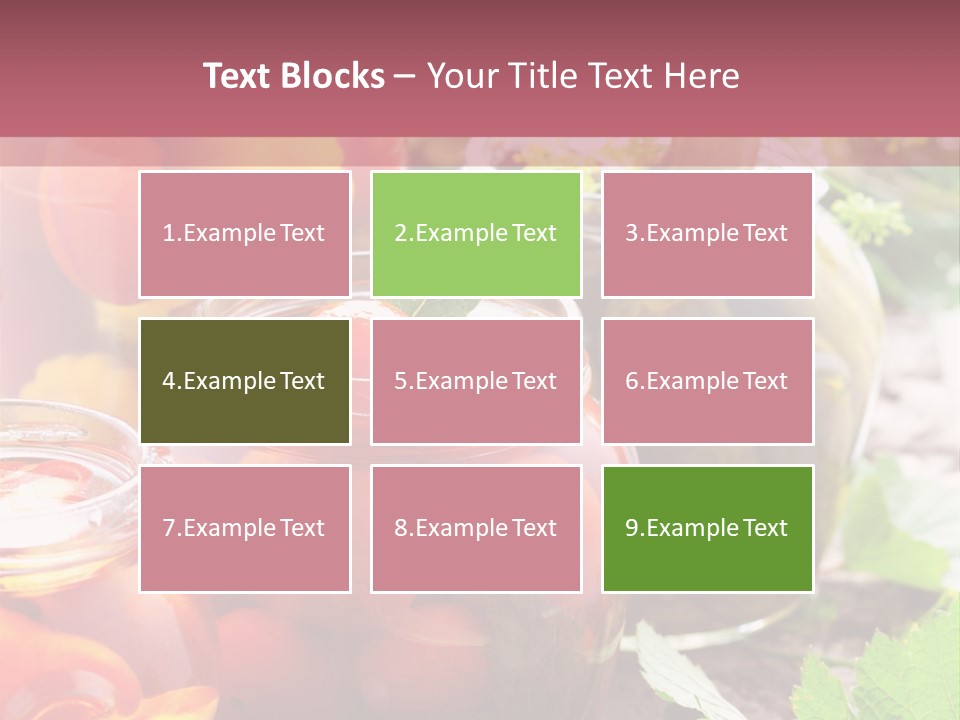 Traditional Healthy Food PowerPoint Template
