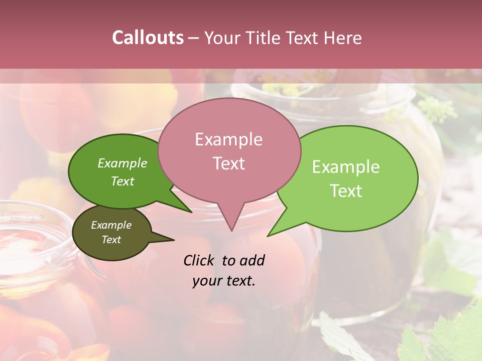 Traditional Healthy Food PowerPoint Template