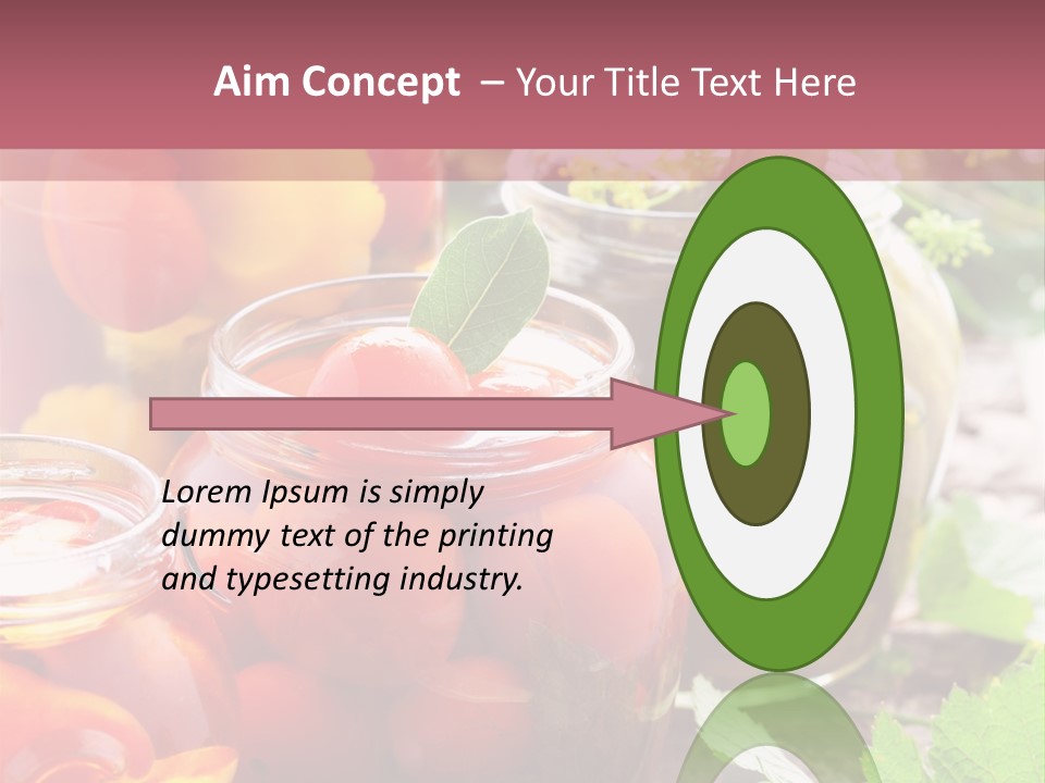 Traditional Healthy Food PowerPoint Template