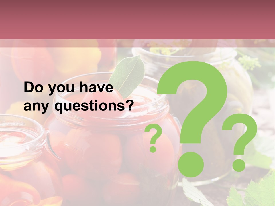 Traditional Healthy Food PowerPoint Template
