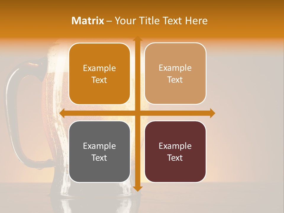 Liquid Lager Drink PowerPoint Template