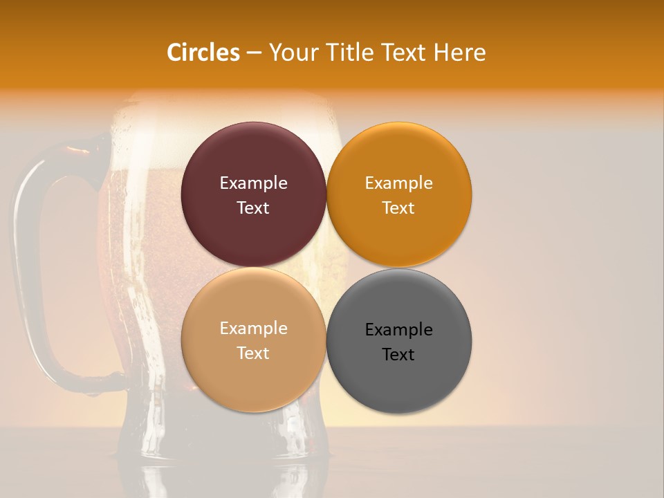 Liquid Lager Drink PowerPoint Template