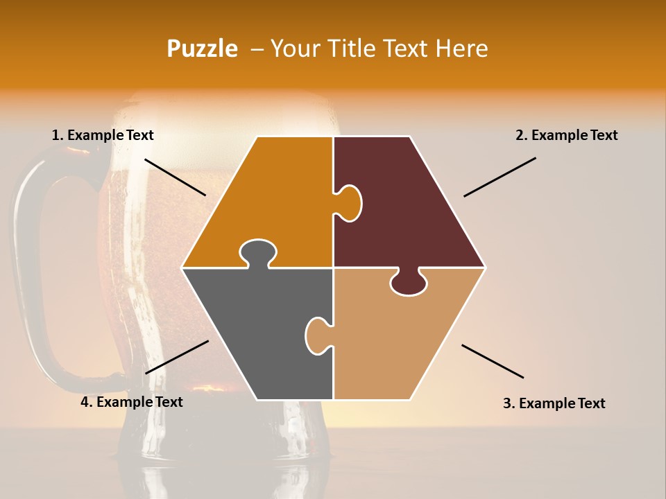 Liquid Lager Drink PowerPoint Template