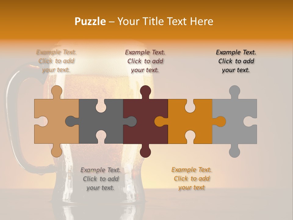 Liquid Lager Drink PowerPoint Template