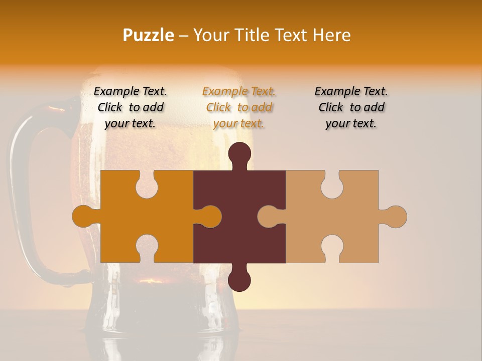 Liquid Lager Drink PowerPoint Template