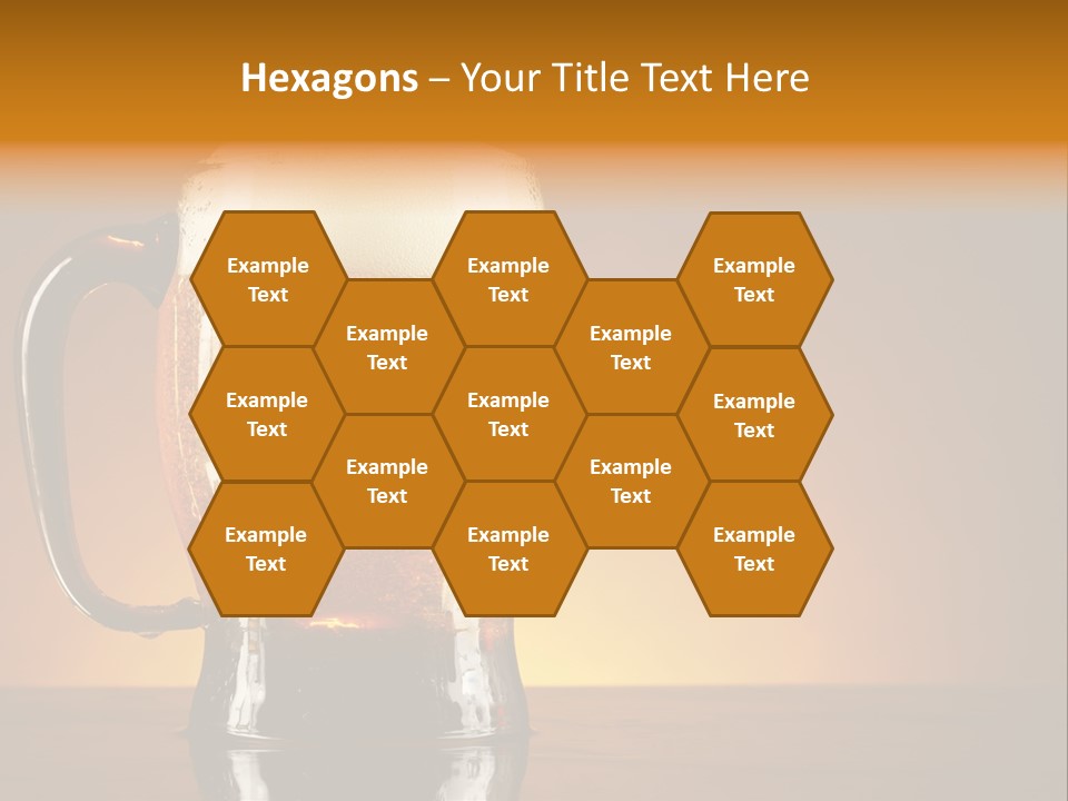 Liquid Lager Drink PowerPoint Template