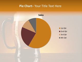 Liquid Lager Drink PowerPoint Template
