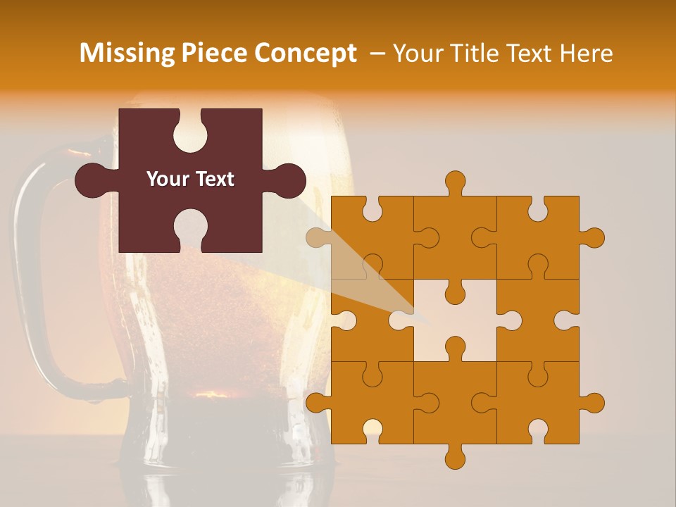 Liquid Lager Drink PowerPoint Template