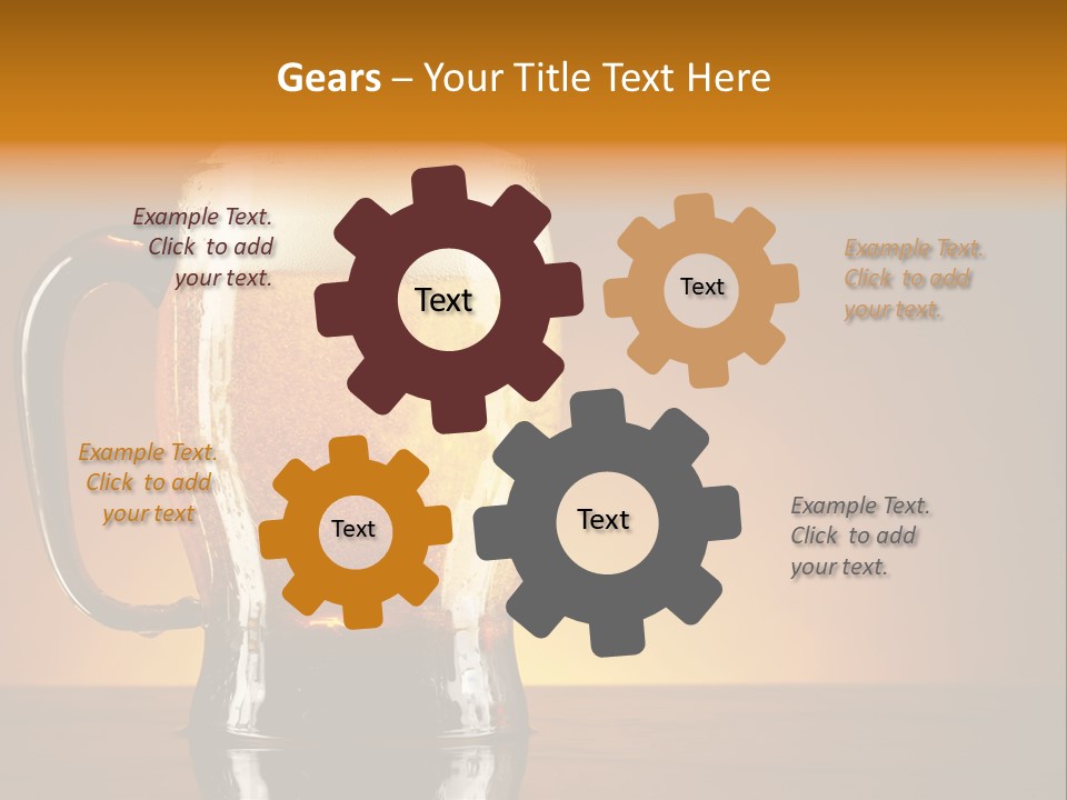 Liquid Lager Drink PowerPoint Template