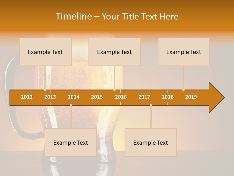 Liquid Lager Drink PowerPoint Template