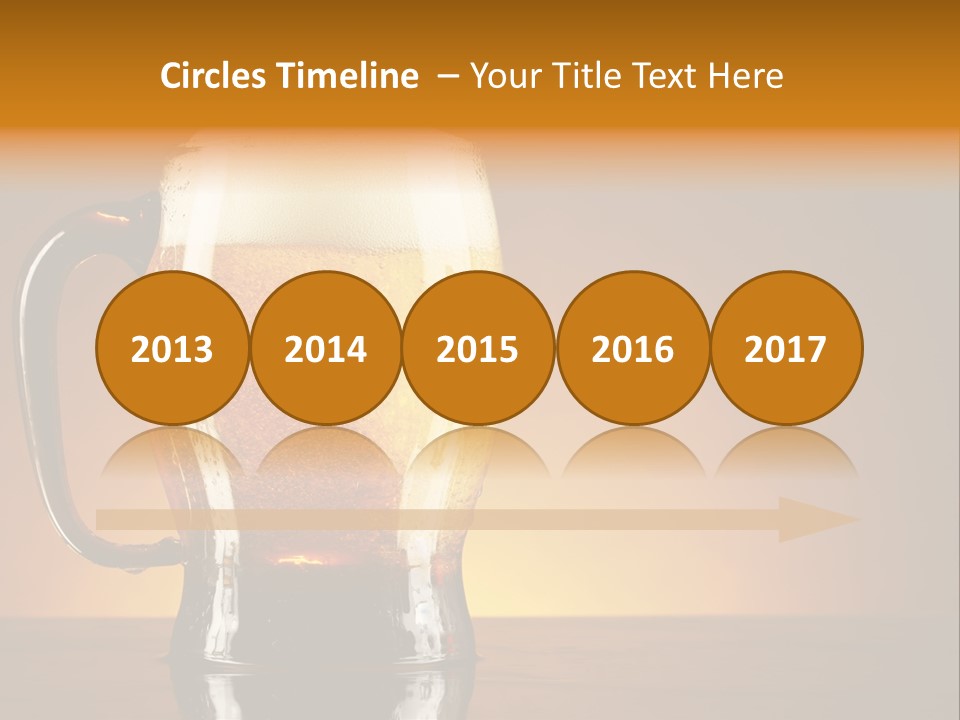 Liquid Lager Drink PowerPoint Template