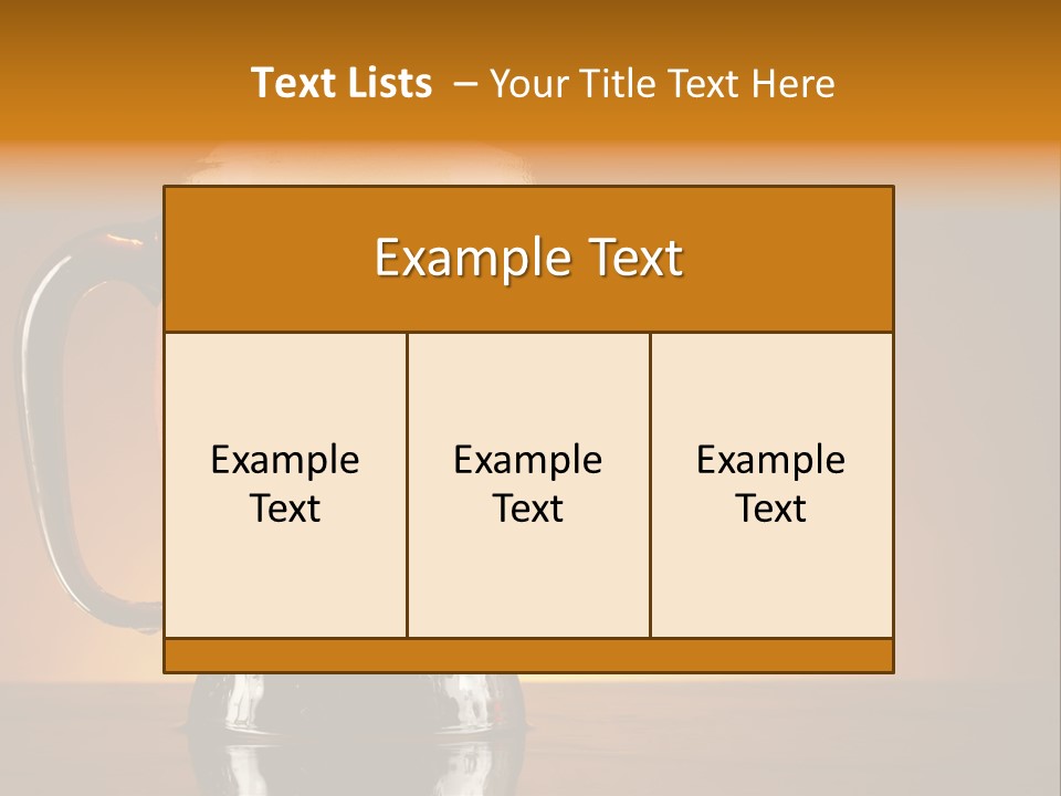 Liquid Lager Drink PowerPoint Template