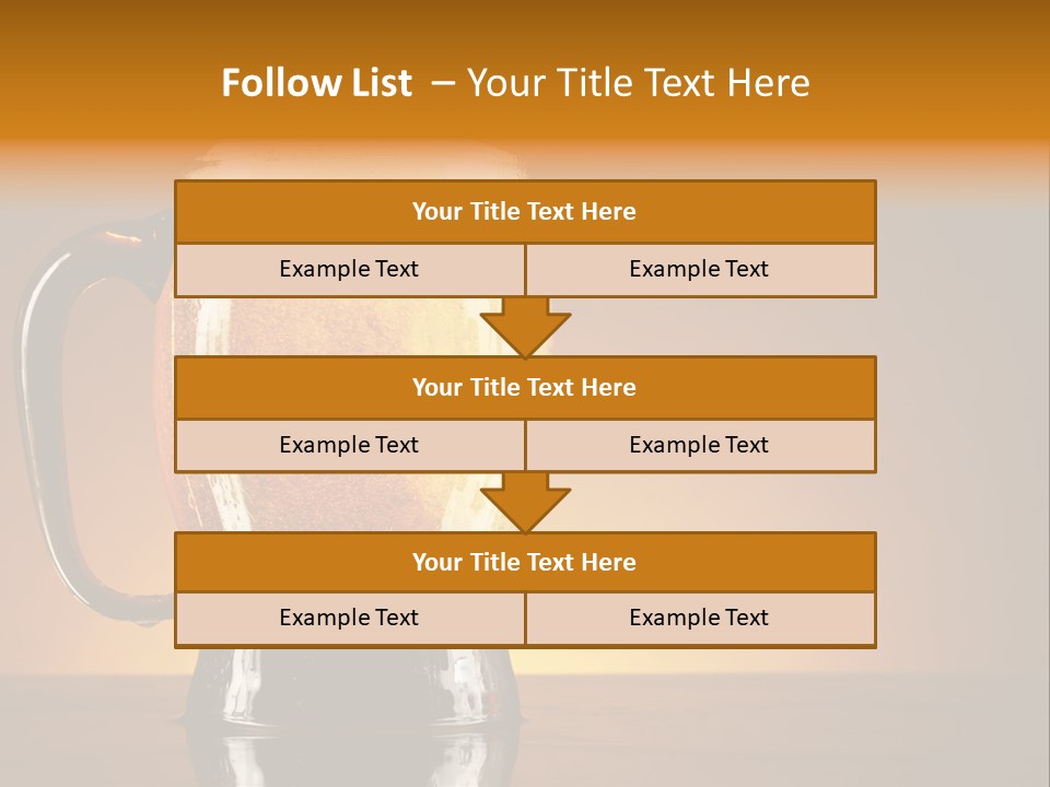 Liquid Lager Drink PowerPoint Template
